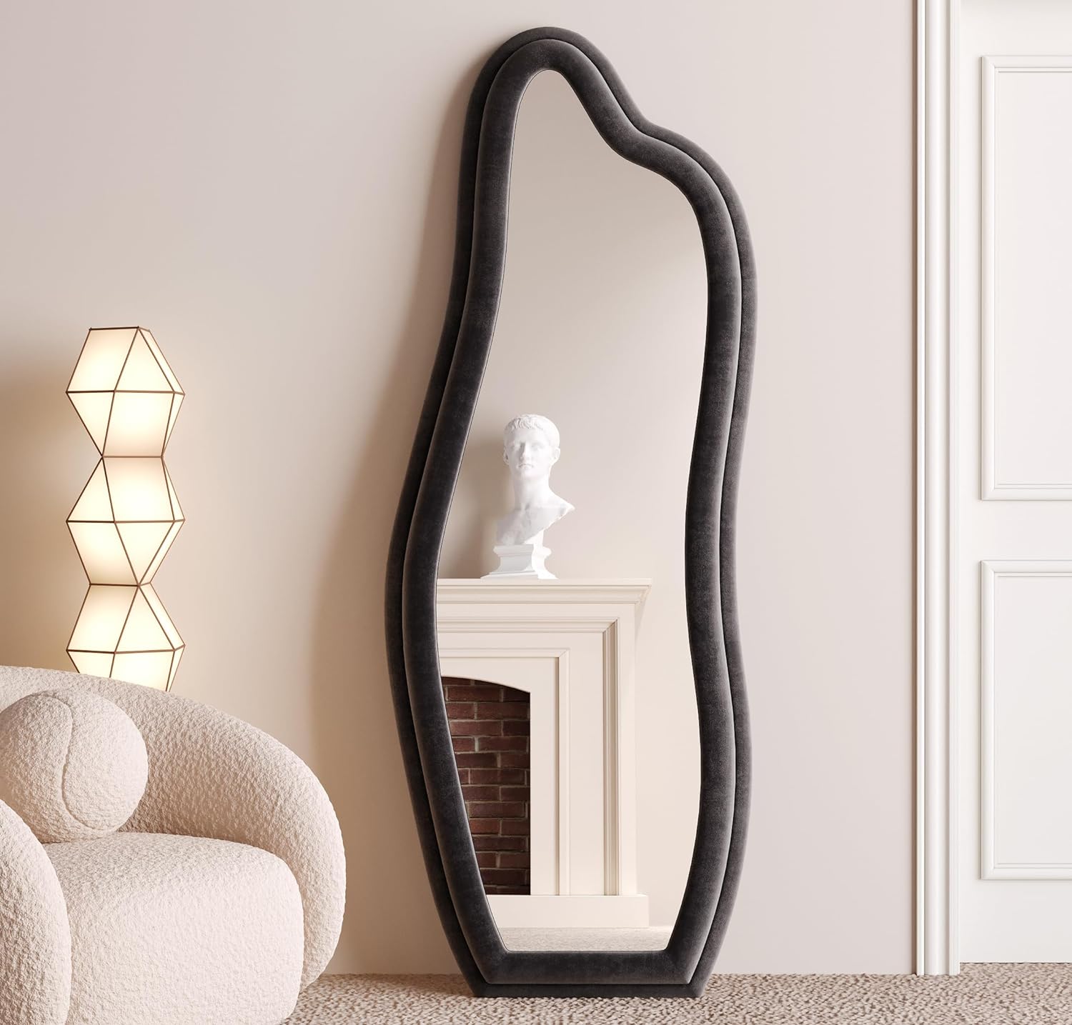 Calero Wavy Floor Mirror （2 colour）