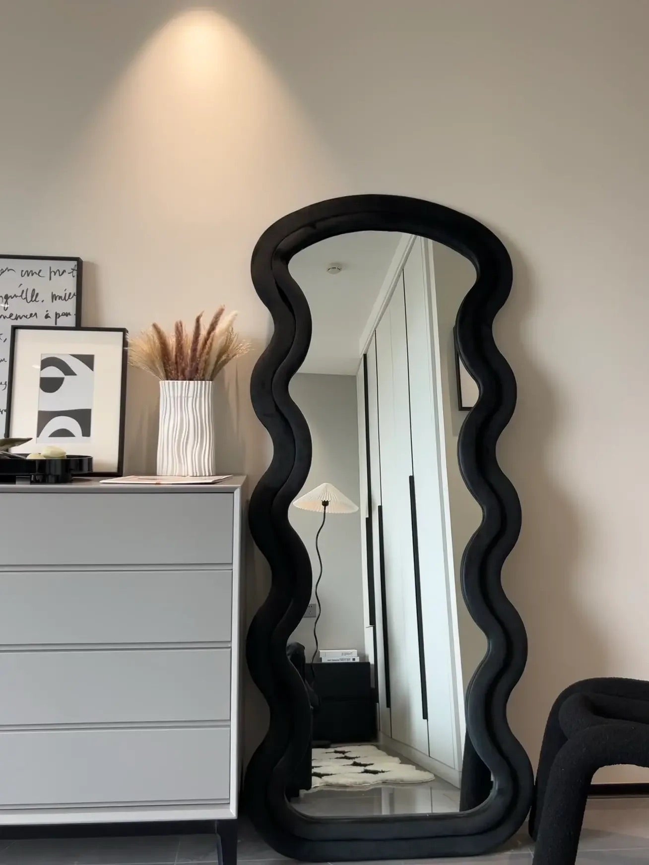 wave mirror 180×80 （2 colour）