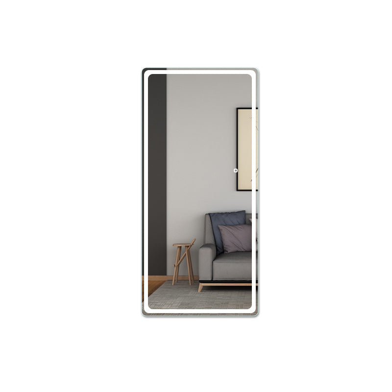 Black LED Rectangle Mirror with Rounded Corners（16 sizes）